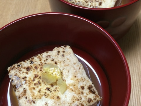 焼き豆腐の含め煮